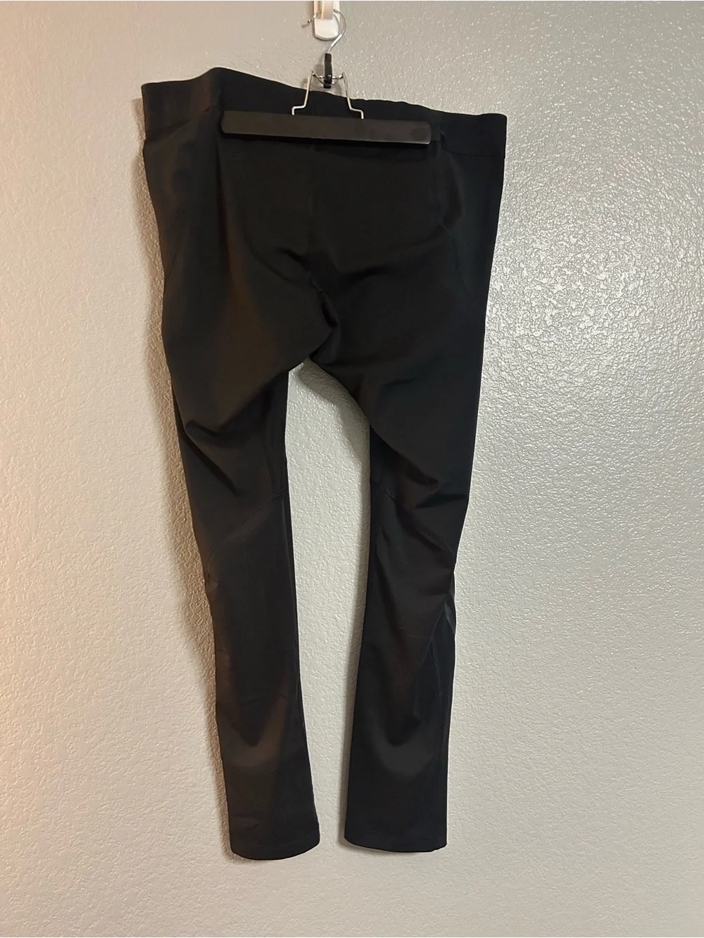 2 men’s Adids black white athletic training long Tights Compression Pants XXL